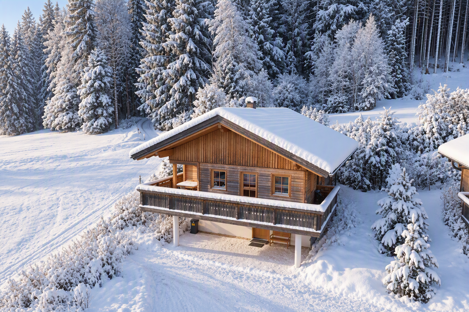 Téli panoráma a Jupiter Chalet környezetében